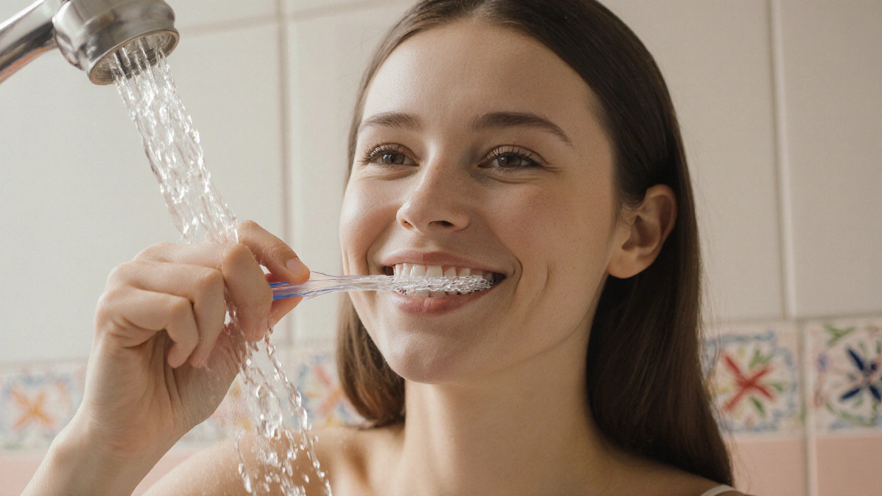 Jak čistit rovnátka Invisalign - praktický návod