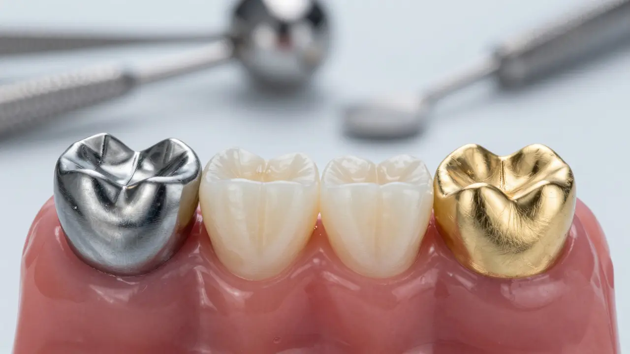 Kolik stojí zubní korunka v roce 2026? Cena podle materiálu a typu