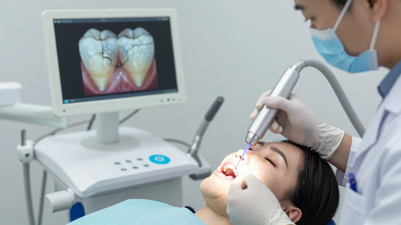 Prasklá zubní sklovina: jak ji opravit pomocí laserové technologie?