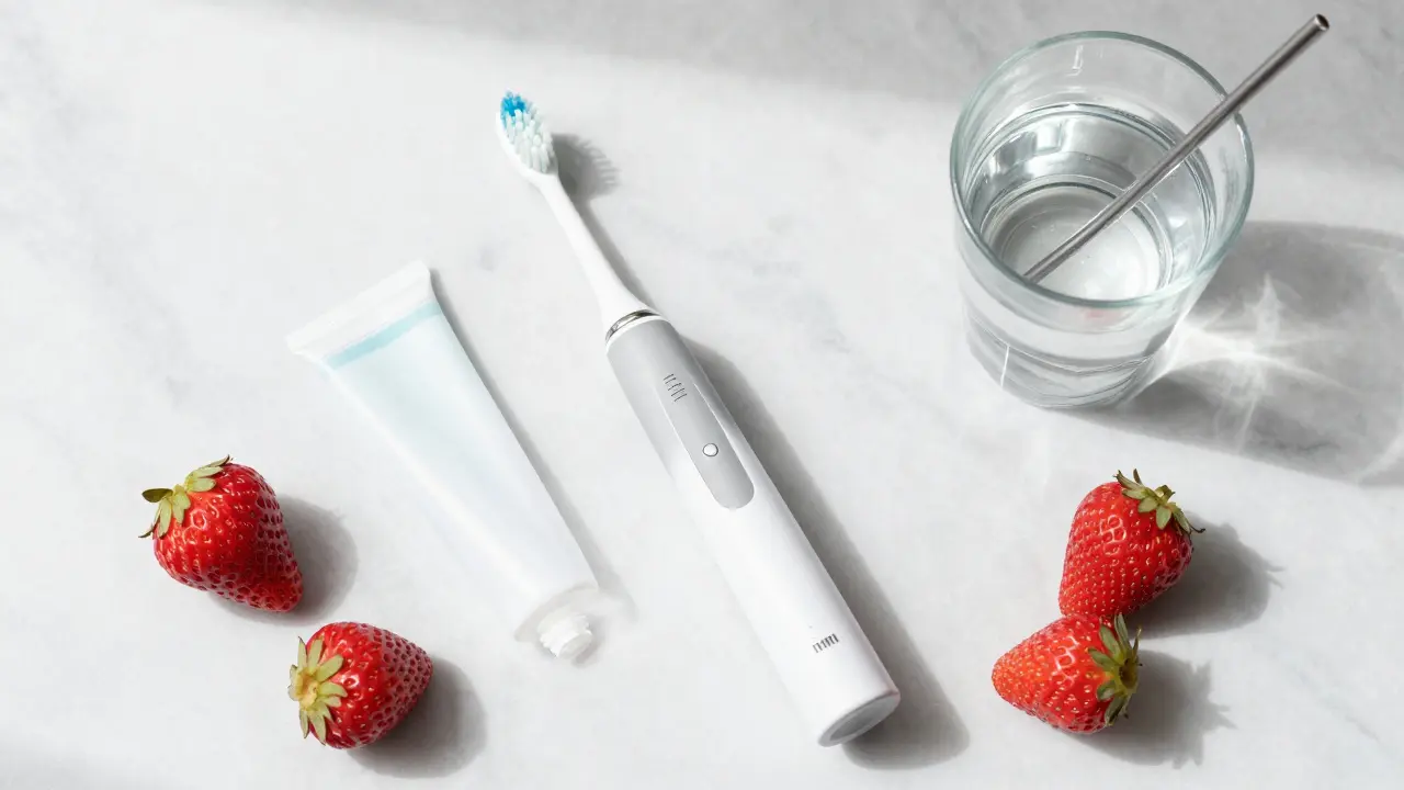 Hygienické potřeby pro péči o bílé zuby