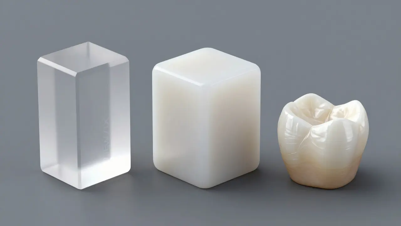Srovnání materiálů pro zubní fazety: E-max, zirkon a porcelán